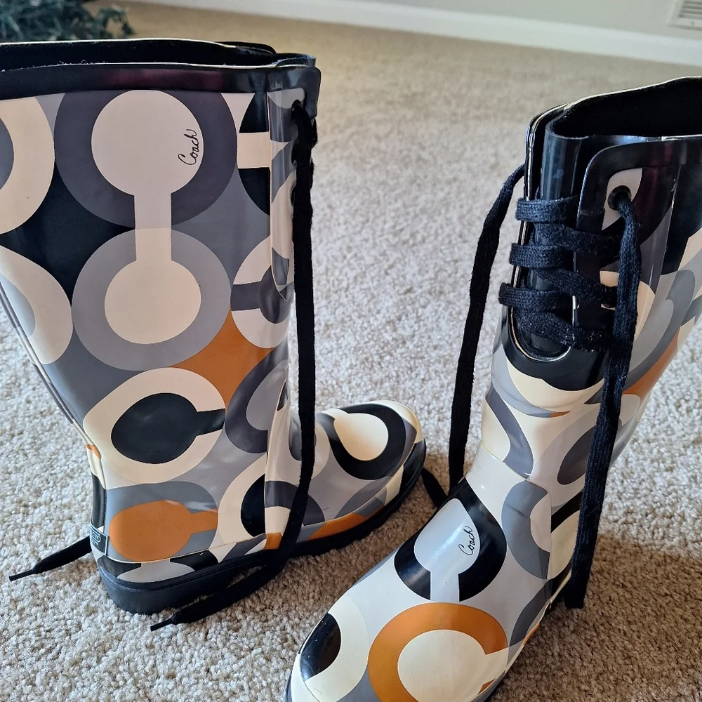 Coach Rain boots - Picture 3 of 3
